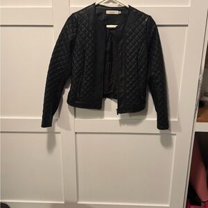 Ricki's Black Quilted Leather Jacket